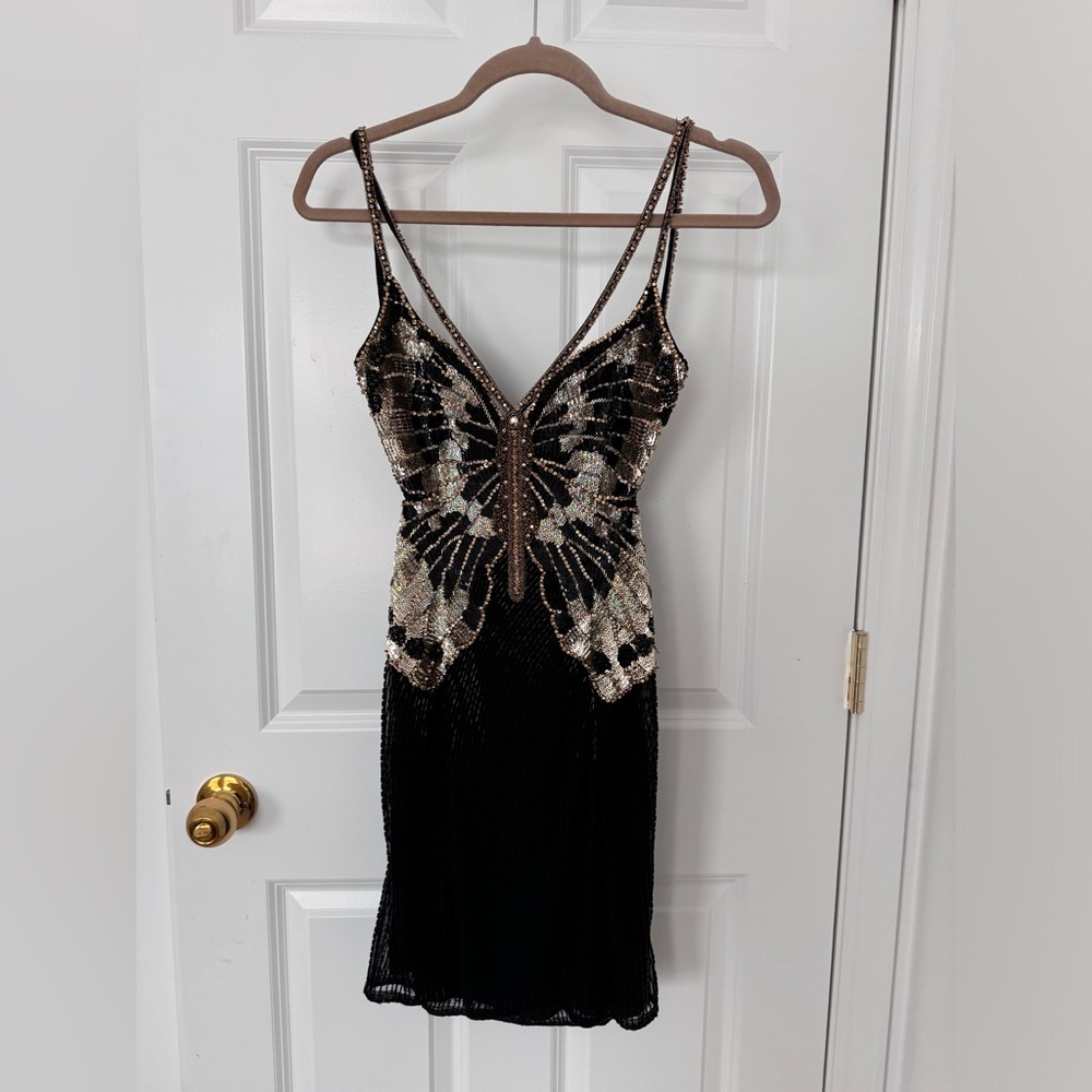Sherri Hill butterfly dress